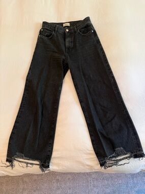 DL1961: Hepburn Wide Leg High Rise Jeans